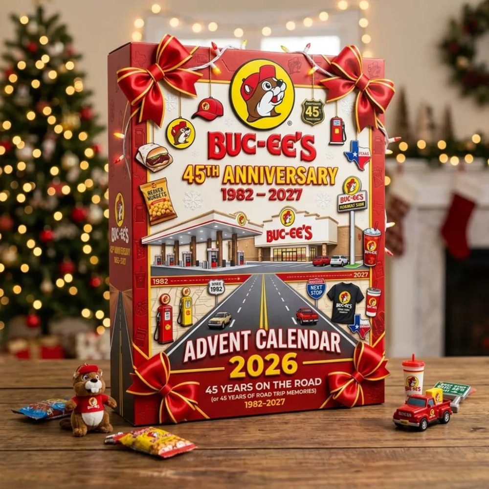 Buc Ee'S 45Th Anniversary Advent Calendar 45 Years On The Road Christmas Ornament Buc Ee'S Merch