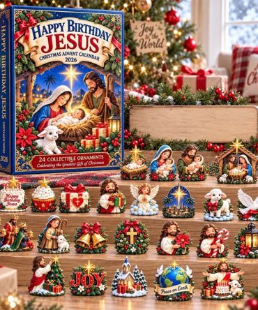 Happy Birthday Jesus Advent Calendar Christmas Ornaments Best Gift For Christian