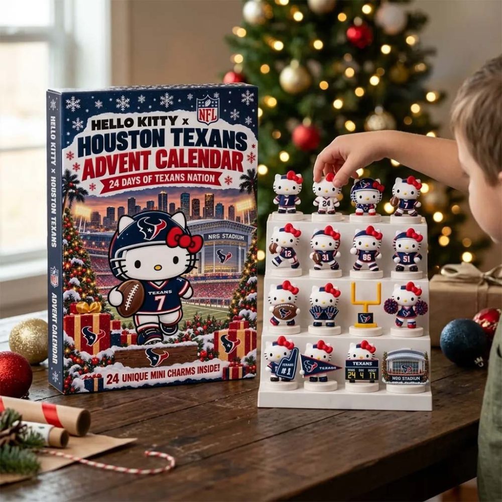 Hello Kitty X Houston Texans Advent Calendar Christmas Tree Ornaments Texans Merch Fans Gifts