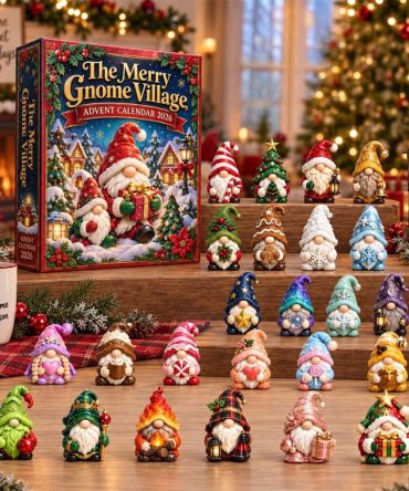 Merry Gnome Village Advent Calendar Christmas Tree Ornaments Gifts For Holiday