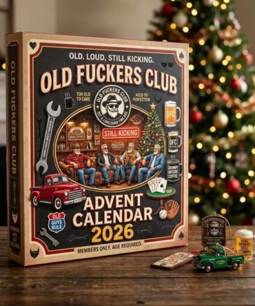 Old Fckers Club Ornaments Advent Calendar 2026 Xmas Tree Decorations Gifts For Holiday