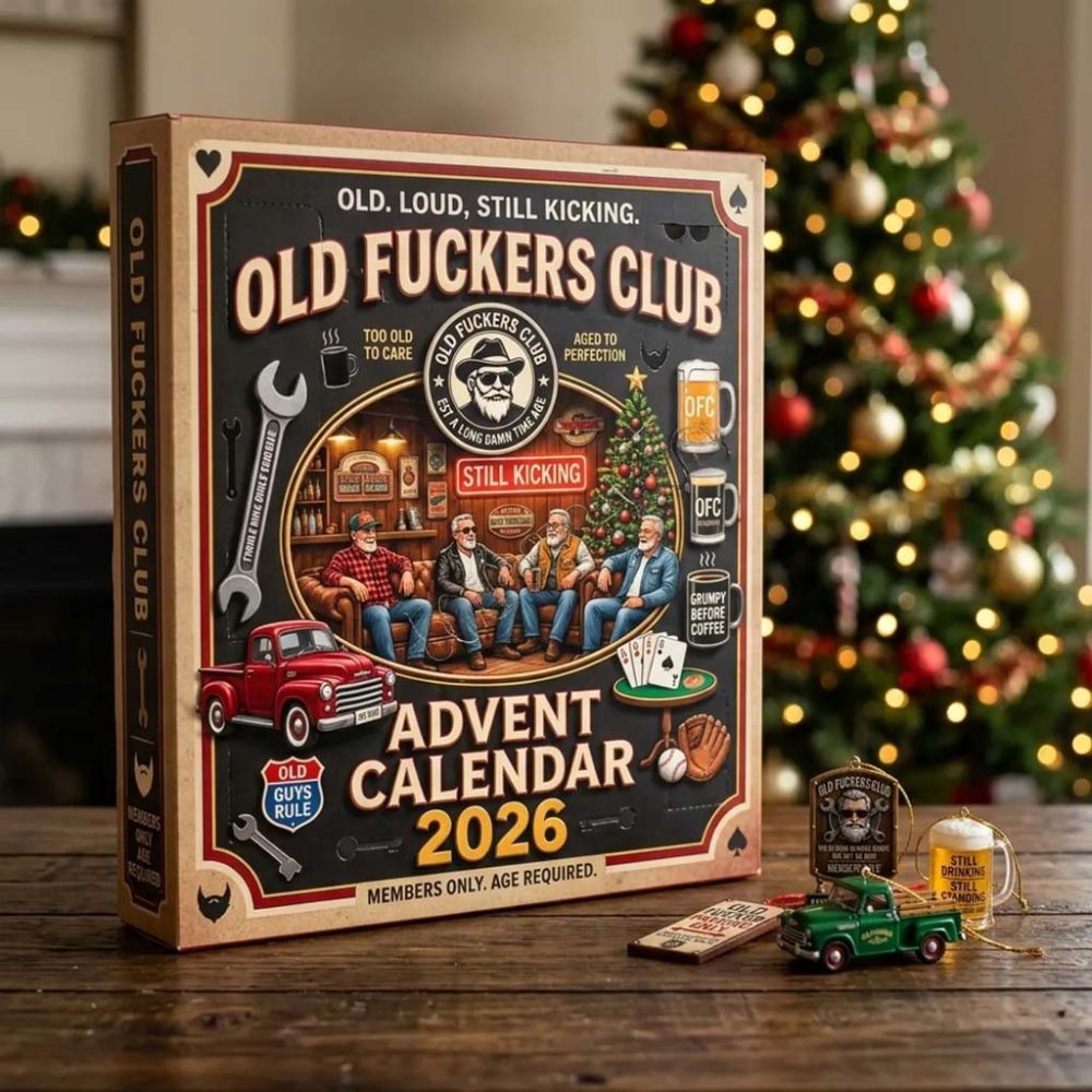 Old Fckers Club Ornaments Advent Calendar 2026 Xmas Tree Decorations Gifts For Holiday