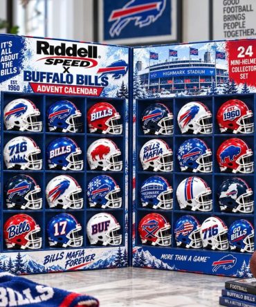 Buffalo Bills Advent Calendar 2026 Acrylic Christmas Ornament Buffalo Bills Merch Football Gift