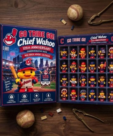 Cleveland Chief Wahoo 125Th Anniversary Advent Calendar Go Tribe Go Duck Christmas Ornaments