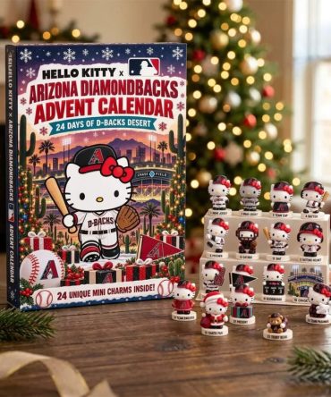 Hello Kitty X Arizona Diamondbacks 2026 Advent Calendar Christmas Ornaments Diamondbacks Merch
