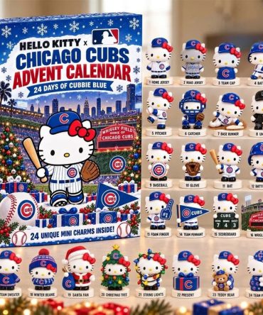Hello Kitty X Chicago Cubs 2026 Advent Calendar 24 Day Of Cubbie Blue Xmas Ornament Cubs Merch