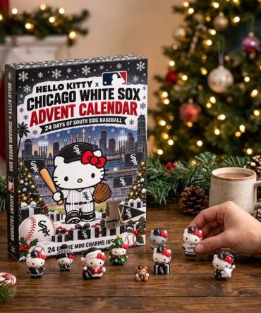 Hello Kitty X Chicago White Sox Advent Calendar Christmas Tree Ornaments White Sox Merch