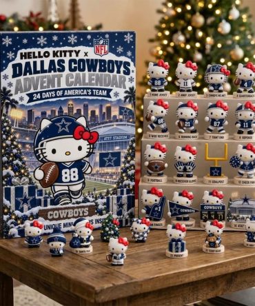 Hello Kitty X Dallas Cowboys 2026 Advent Calendar Christmas Ornaments Dallas Cowboys Merch