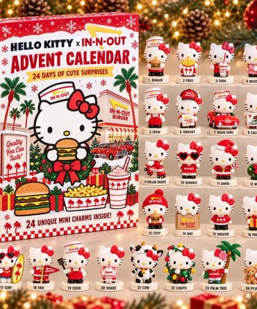 Hello Kitty X In-N-Out Burger Advent Calendar 24 Days Of Cute Surprises Christmas Ornaments