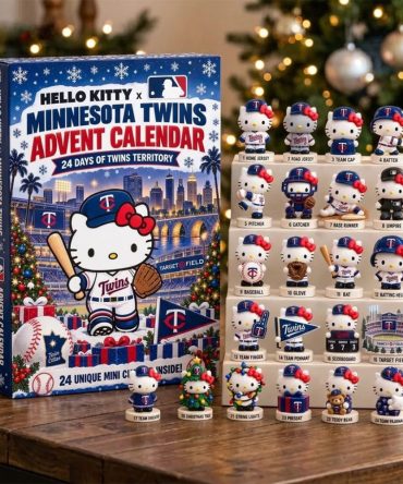 Hello Kitty X Minnesota Twins Advent Calendar Christmas Tree Ornaments Mn Twins Merch Decor
