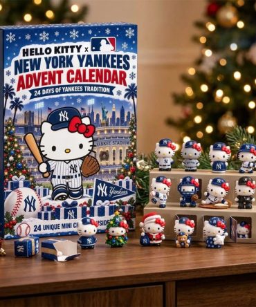 Hello Kitty X New York Yankees Advent Calendar 2026 Christmas Ornaments Ny Yankees Merch Decor