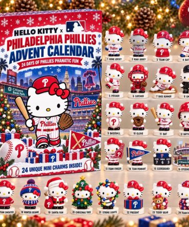 Hello Kitty X Philadelphia Phillies Advent Calendar 24 Day Of Christmas Ornament Phillies Merch