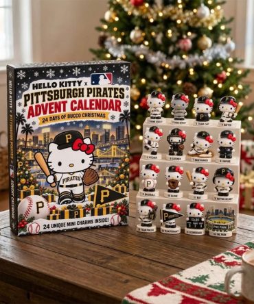 Hello Kitty X Pittsburgh Pirates Advent Calendar Christmas Ornaments Pirates Merch Fan Gifts