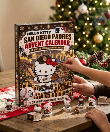 Hello Kitty X San Diego Padres Advent Calendar Christmas Tree Ornaments Sd Padres Merch Gifts