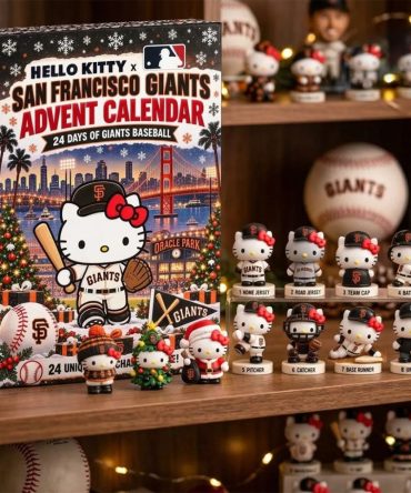Hello Kitty X San Francisco Giants Advent Calendar Christmas Ornaments Sf Giants Merch Decor