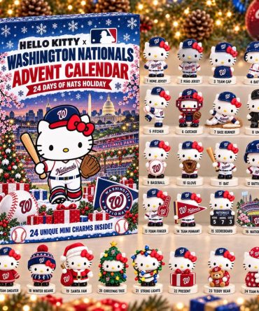 Hello Kitty X Washington Nationals Advent Calendar 2026 Christmas Ornaments Nationals Merch