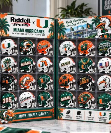 Miami Hurricanes Advent Calendar 2026 Xmas Tree Ornament Hurricanes Merch Football Lover Gifts