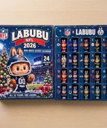 Nfl X Labubu 2026 Advent Calendar 24 Days Of Football Christmas Tree Ornaments Labubu Merch