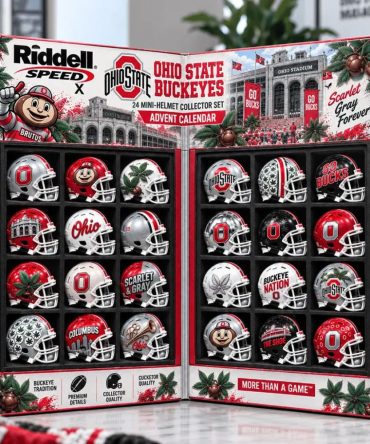 Ohio State Buckeyes Advent Calendar 2026 Christmas Tree Ornament Buckeyes Merch Football Gifts