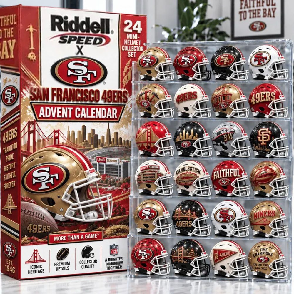 San Francisco 49Ers Advent Calendar 2026 Christmas Ornament Sf 49Ers Merch Football Fan Gifts