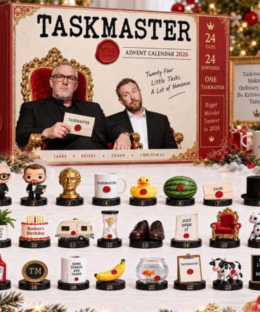 Taskmaster 2026 Advent Calendar With 24 Collectibles Christmas Ornaments Taskmaster Merch