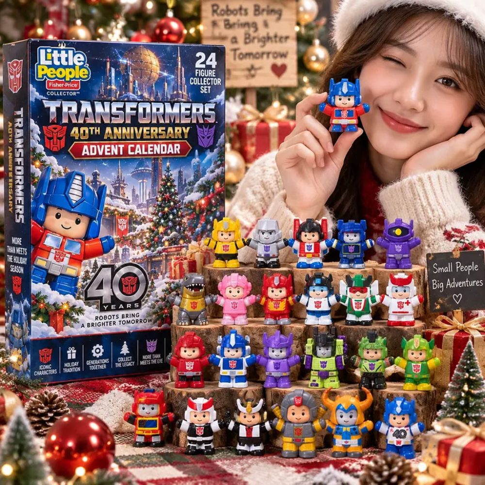 Transformers 40Th Anniversary Advent Calendar 2026 Christmas Ornament Transformers Merch Decor