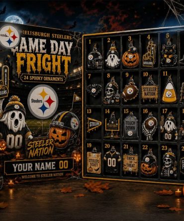 Custom Pittsburgh Steelers Halloween 2026 Advent Calendar 24 Spooky Ornaments Steelers Merch