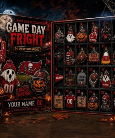 Custom Tampa Bay Buccaneers Halloween 2026 Advent Calendar 24 Spooky Ornaments Bucs Merch