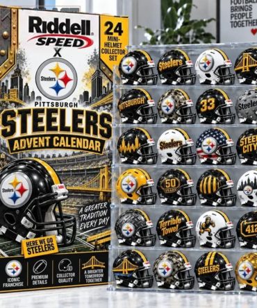 Pittsburgh Steelers Advent Calendar 2026 Christmas Tree Ornament Steelers Merch Fan Gifts