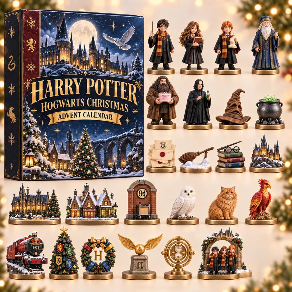 Harry Potter Hogwarts Christmas Advent Calendar 24 Days Of Magic Xmas Ornaments Potterhead Gift