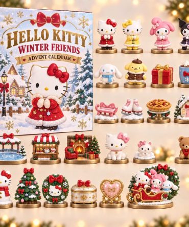 Hello Kitty Sanrio Winter Friends Advent Calendar Christmas Ornaments Cute Gifts For Xmas
