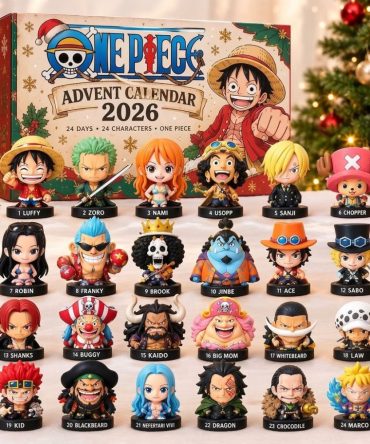 One Piece Advent Calendar 2026 24 Days Anime Countdown Christmas Tree Ornaments One Piece Merch