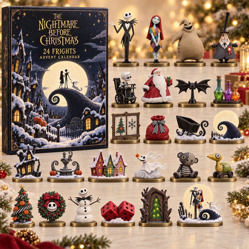 The Nightmare Before Christmas 24 Frights Halloween Advent Calendar Christmas Tree Ornaments