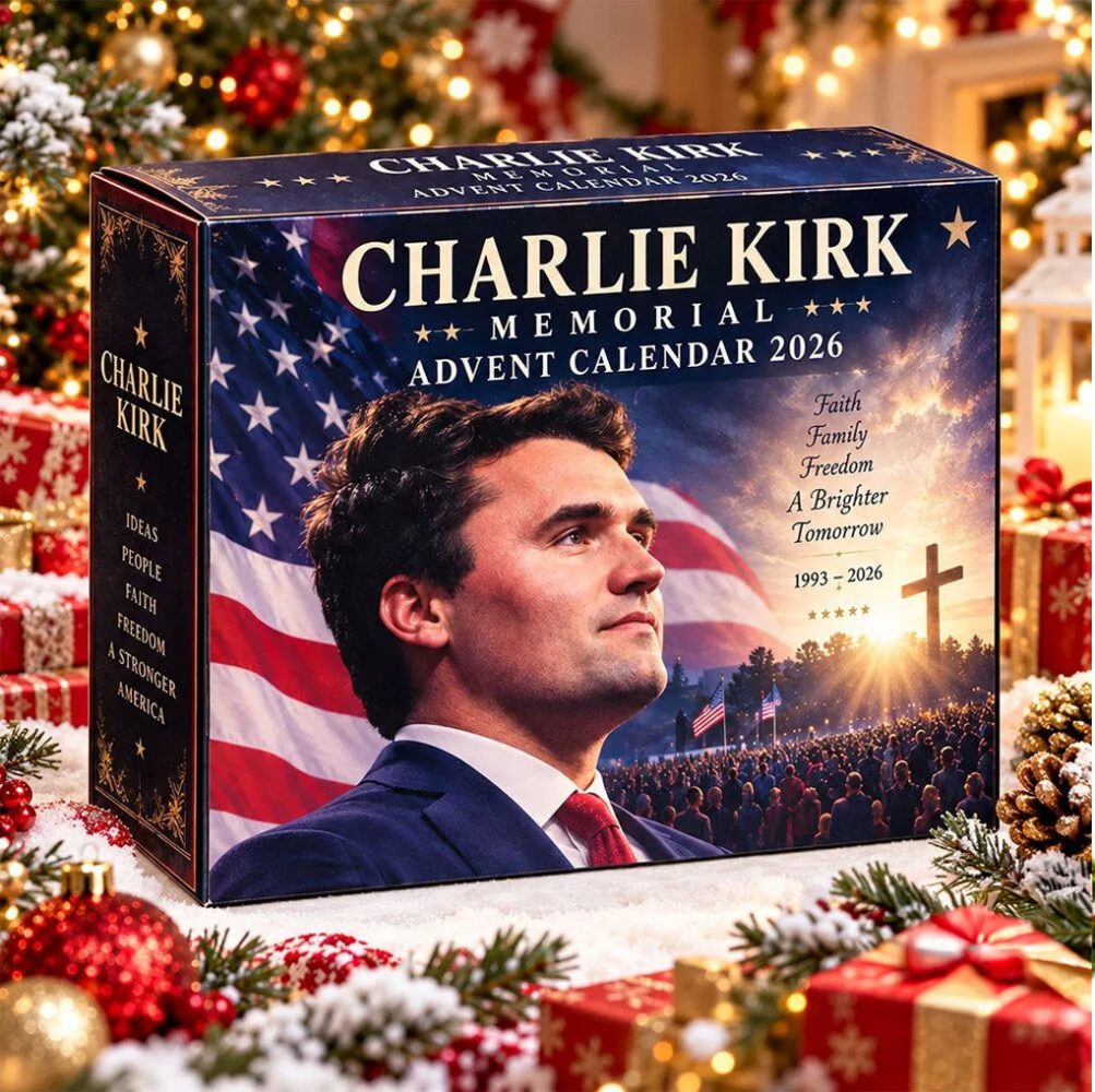 Charlie Kirk Memorial Advent Calendar 2026 Xmas Tree Ornaments Holiday Decor Gifts For Supporters