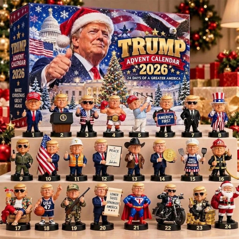 2026 Trump Advent Calendar 24 Days Of A Great America Christmas Ornaments Maga Merch Xmas Gifts
