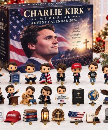 Charlie Kirk Memorial Advent Calendar 2026 Christmas Ornaments Tpusa Merch Patriotic Gifts