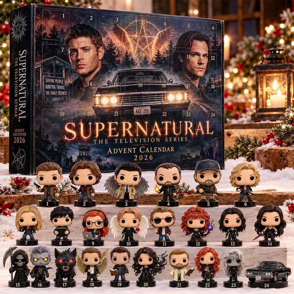 Supernatural The Television Series Advent Calendar 2026 Christmas Tree Ornament Supernatural Merch