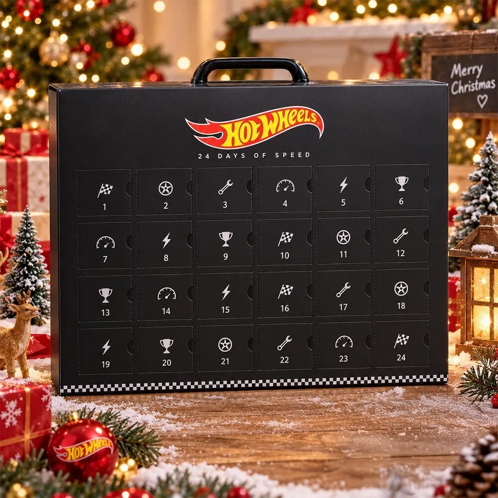 Ikea X Hot Wheels Advent Calendar 2026 Christmas Eve Countdown Xmas Gift Ideas, 3D Acrylic Collectibles