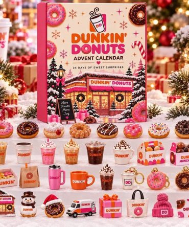 Dunkin Donuts Advent Calendar 24 Days Of Sweet Surprises Christmas Ornaments Dunkin Merch