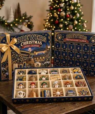 Milwaukee Brewers Christmas Advent Calendar Xmas Tree Ornaments Brewers Merch Baseball Gifts
