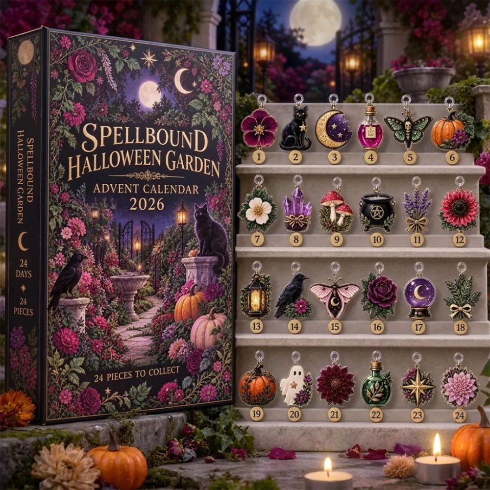 Spellbound Halloween Garden 2026 Advent Calendar Ornament Countdown Box Spooky Gifts