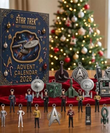 Star Trek 60Th Anniversary 2026 Advent Calendar Sci Fi Christmas Ornaments Star Trek Merch