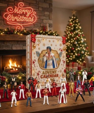 Elvis Presley 2026 Advent Calendar Christmas Tree Ornaments Elvis Presley Merch Gift For Fan