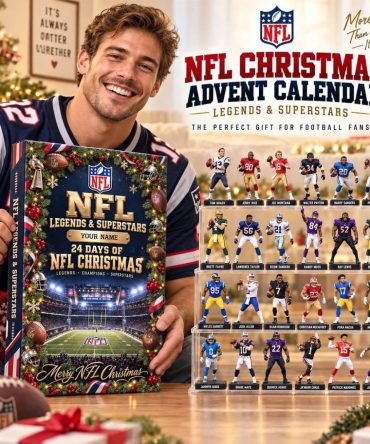 Personalized Football Legend Superstars Advent Calendar Christmas Ornaments Football Fan Gifts