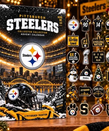 Pittsburgh Steelers Christmas Advent Calendar More Than A Team Gift For Fans, 3D Acrylic Collectibles