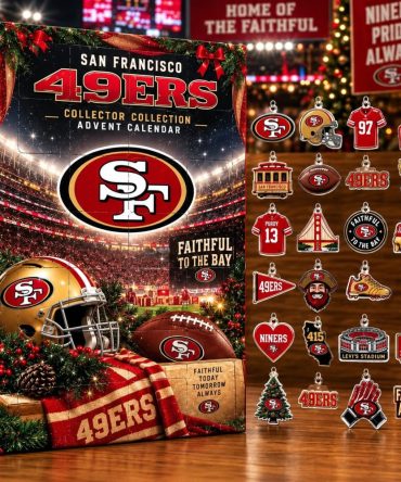 San Francisco 49Ers Christmas Advent Calendar Faithful To The Bay Gifts For Him, 3D Acrylic Collectibles
