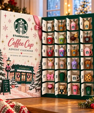 Starbucks Coffee Cup Advent Calendar 2026 24 Day Christmas Countdown Gift For Coffee Lover, 3D Acrylic Collectibles