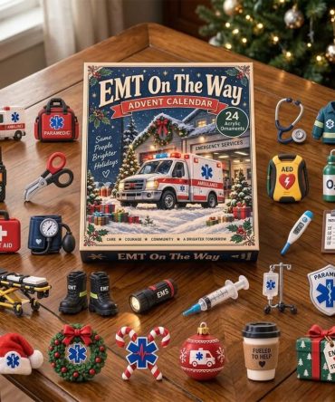 Emt On The Way Advent Calendar Christmas Ornaments Xmas Gifts For First Responders