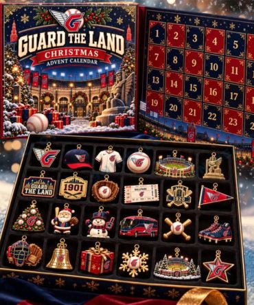 Cleveland Guardians Guard The Land Christmas Advent Calendar Xmas Tree Ornament Guardians Merch