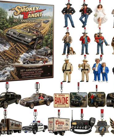 Smokey And The Bandit 50Th Anniversary Advent Calendar Christmas Ornaments Countdown Box